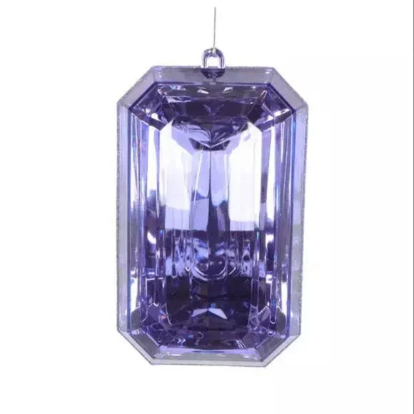 Rectangular 8 Inch Stunning Acrylic Jewel Ornaments, Gem Ornaments - Picture 4 of 12
